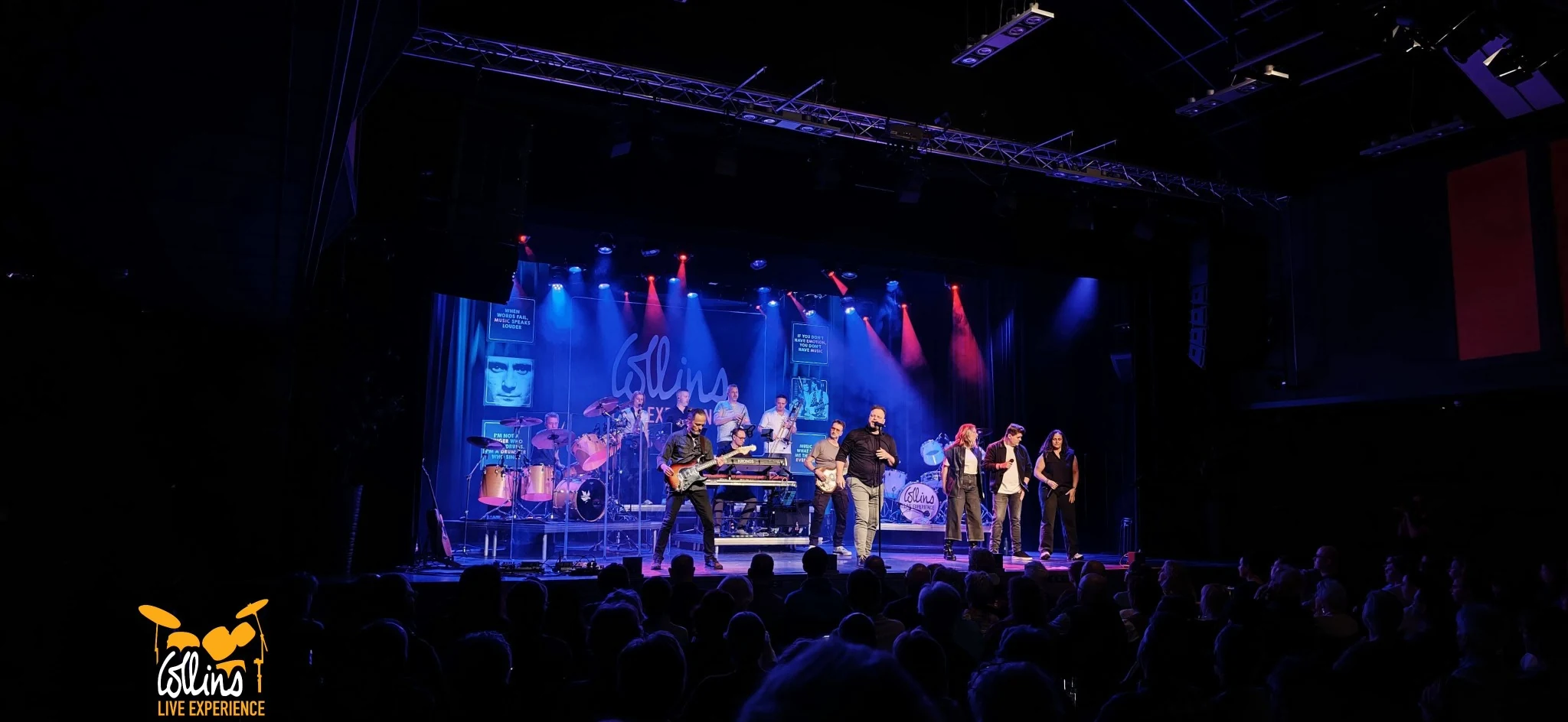 Collins Live Experience op het theaterpodium